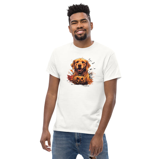 Halloween Golden Retriever Unisex classic tee