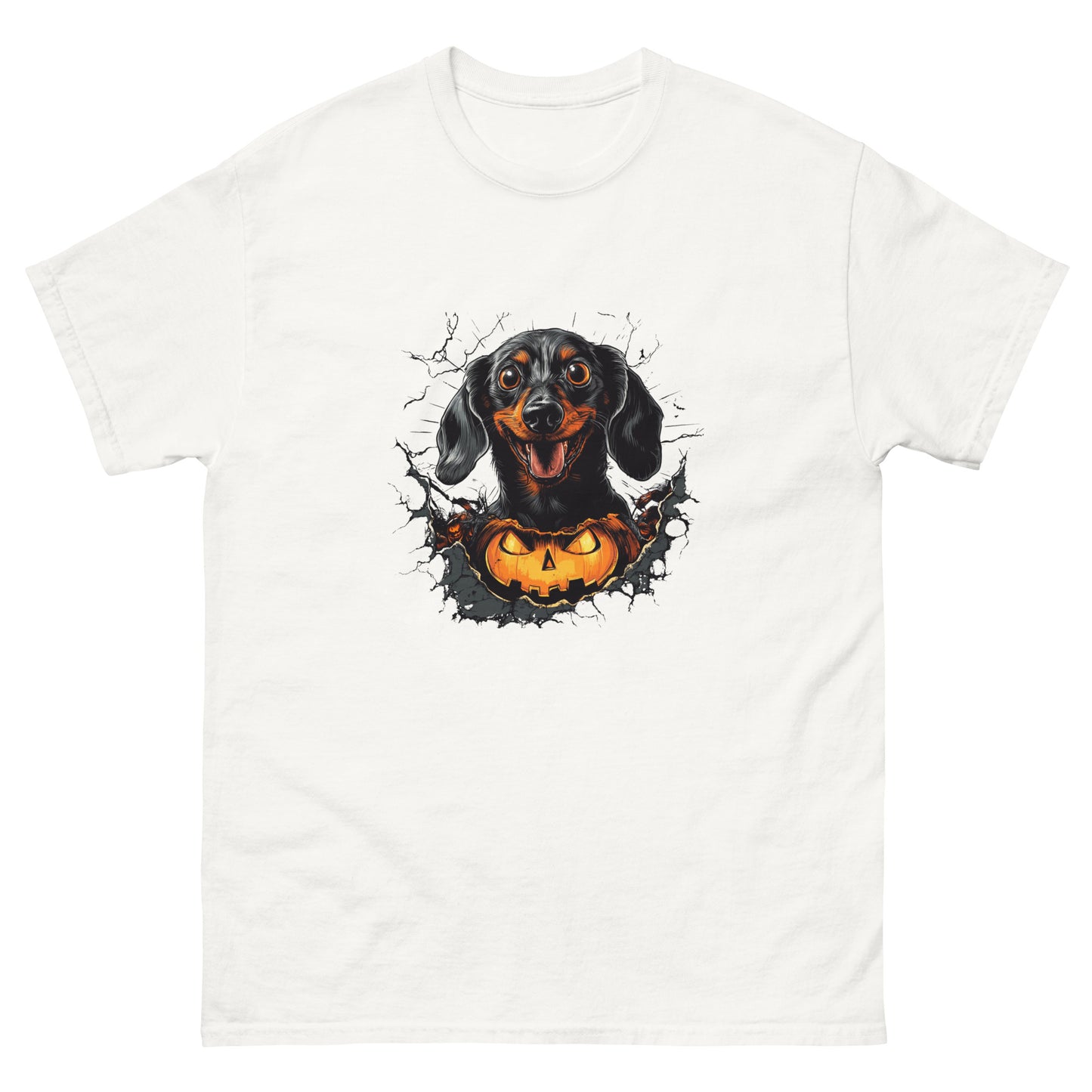 Halloween Dachshund Unisex classic tee