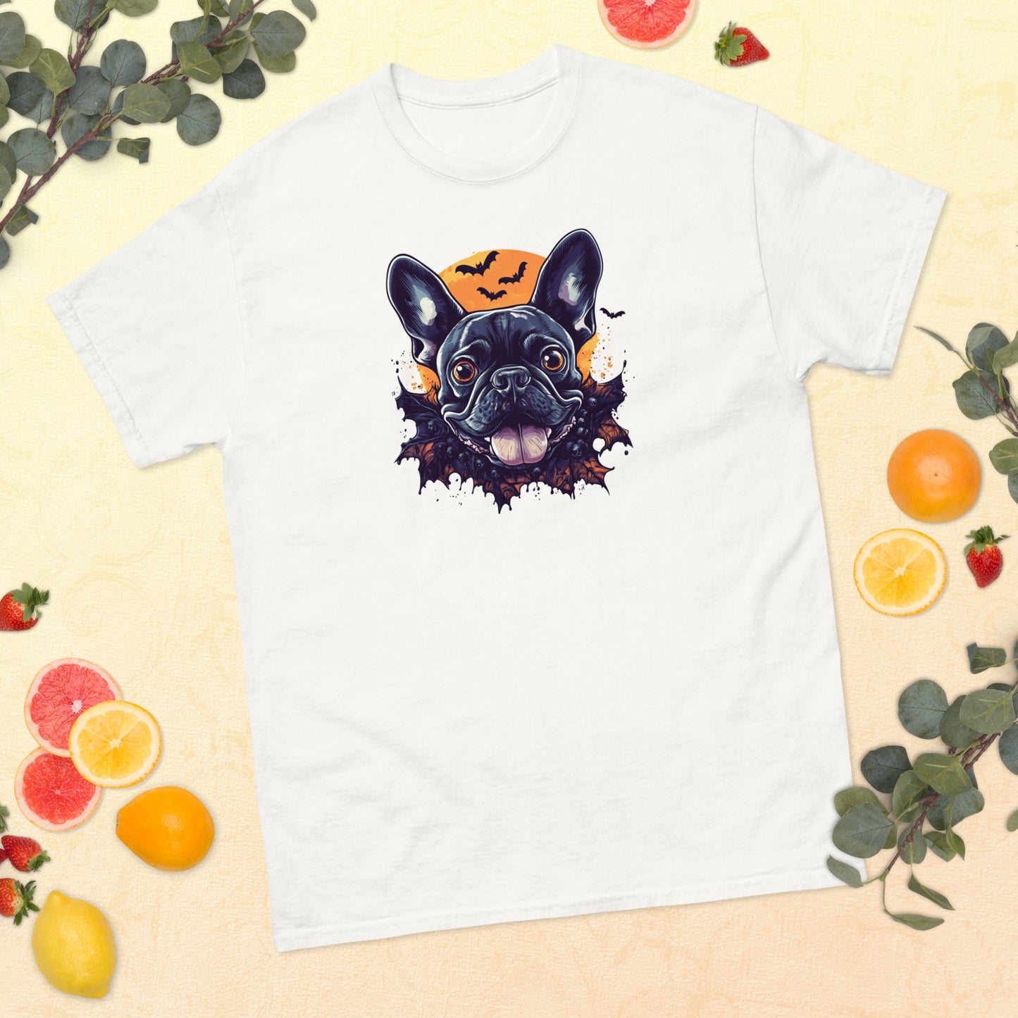 Halloween French Bulldog Unisex classic tee