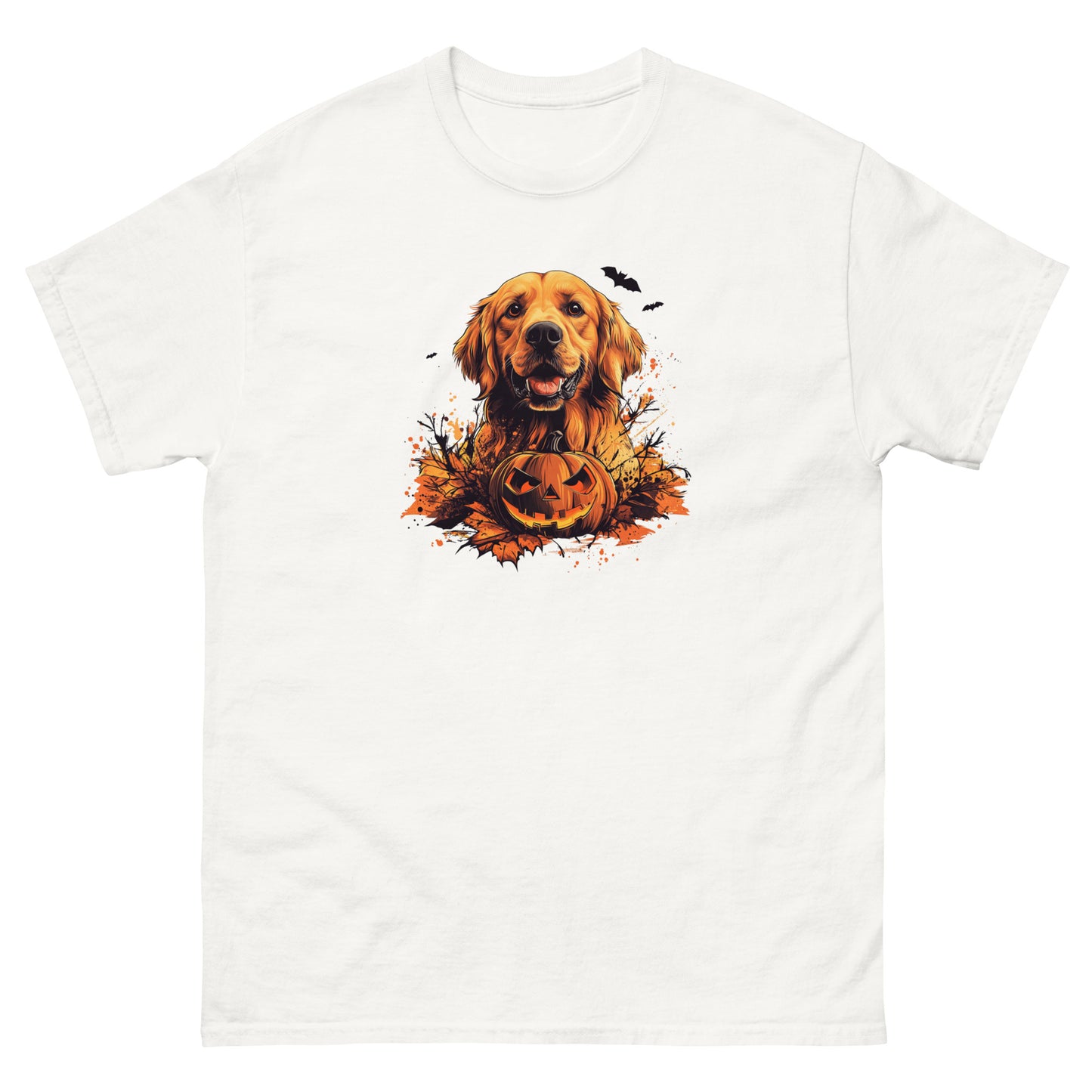 Halloween Golden Retriever Unisex classic tee