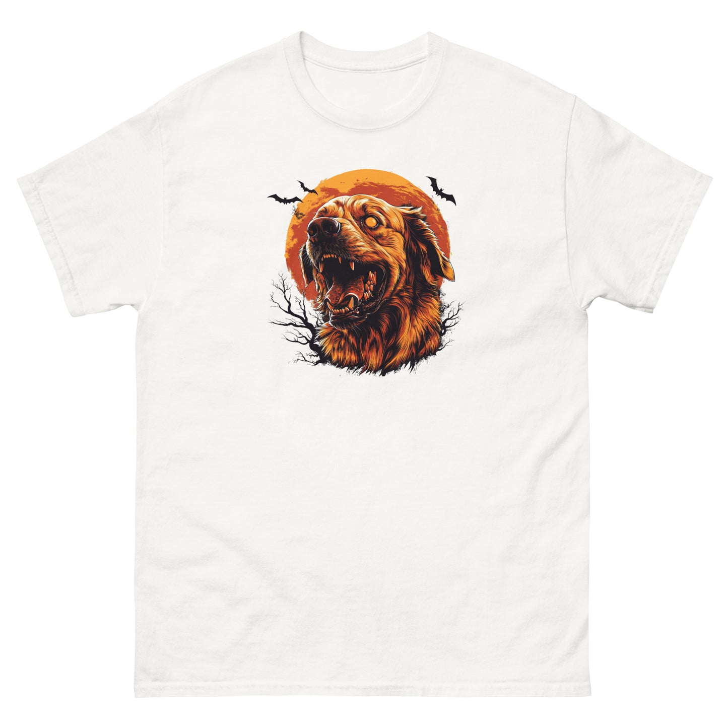 Halloween Golden Retriever Unisex classic tee