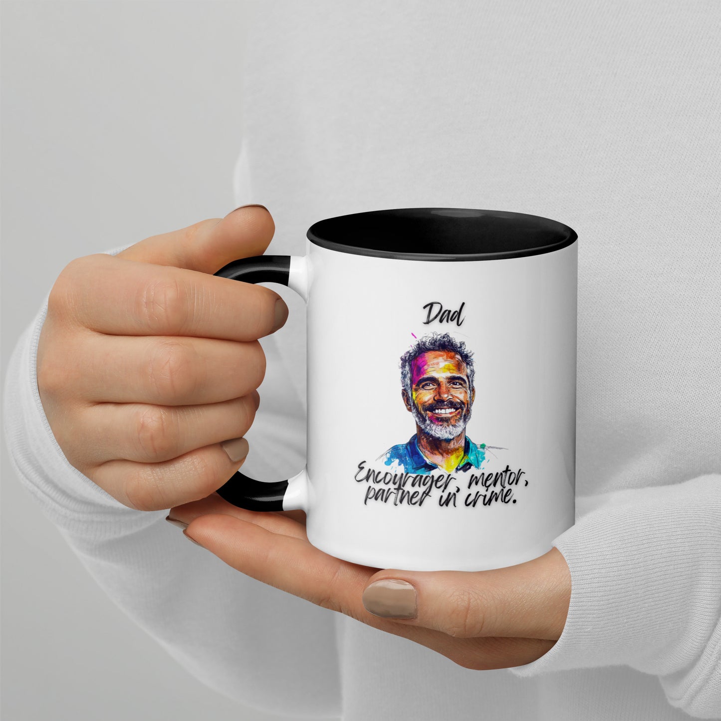 Dad´s Mug with Color Inside