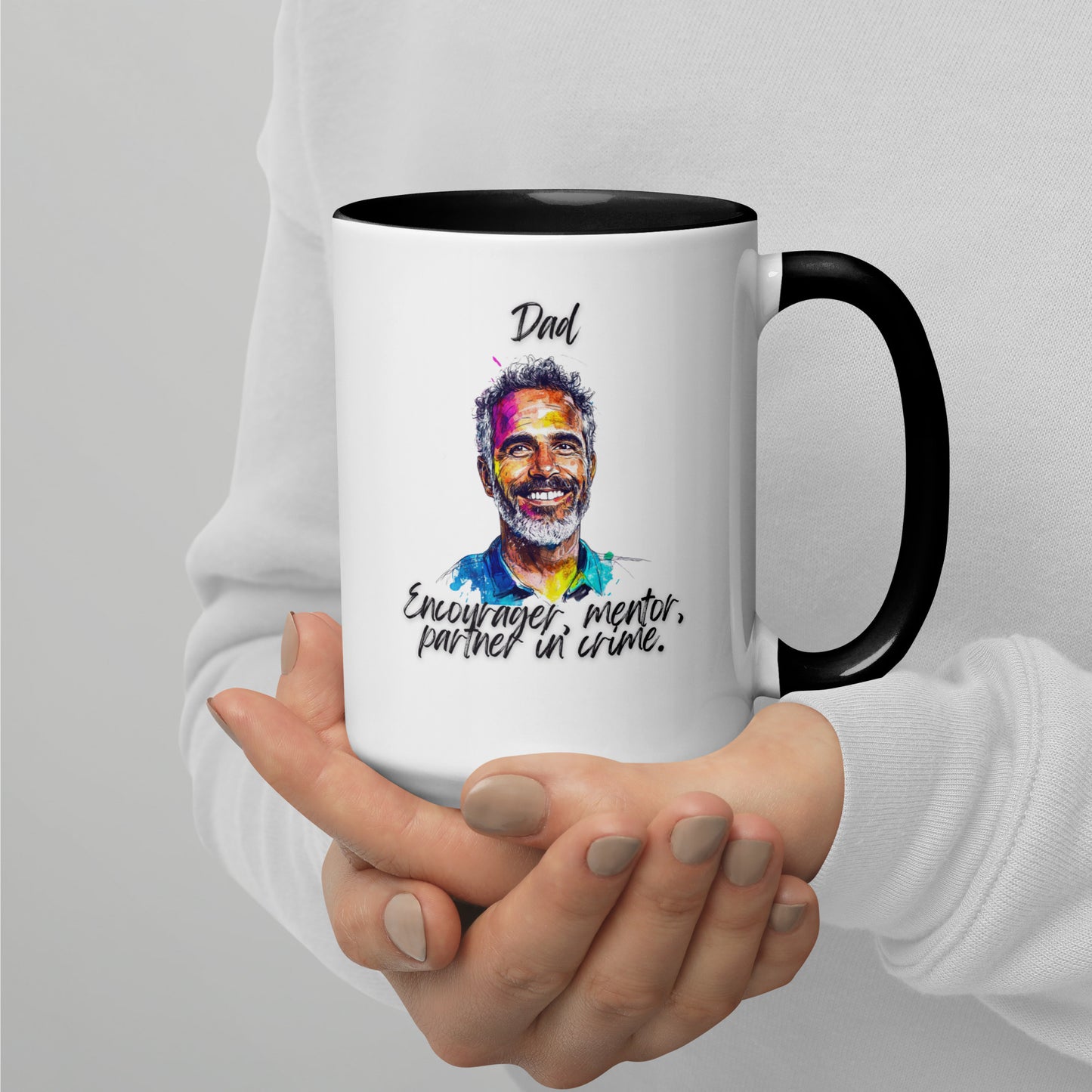 Dad´s Mug with Color Inside