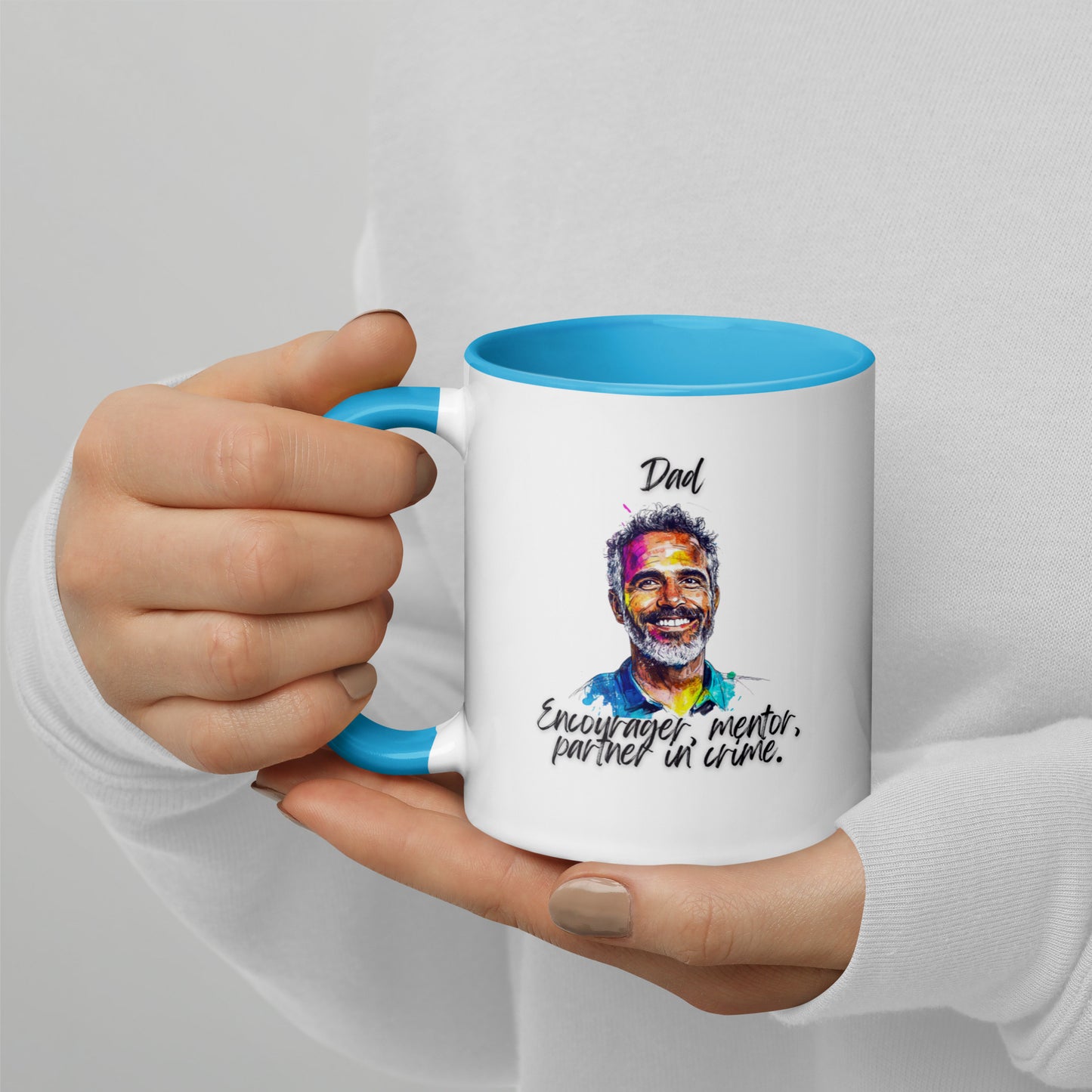 Dad´s Mug with Color Inside