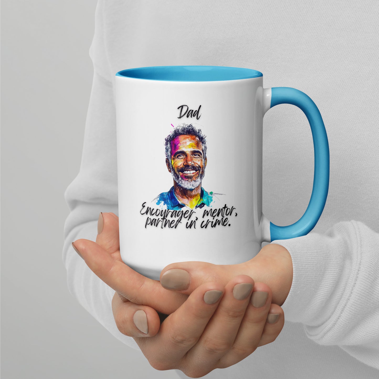 Dad´s Mug with Color Inside