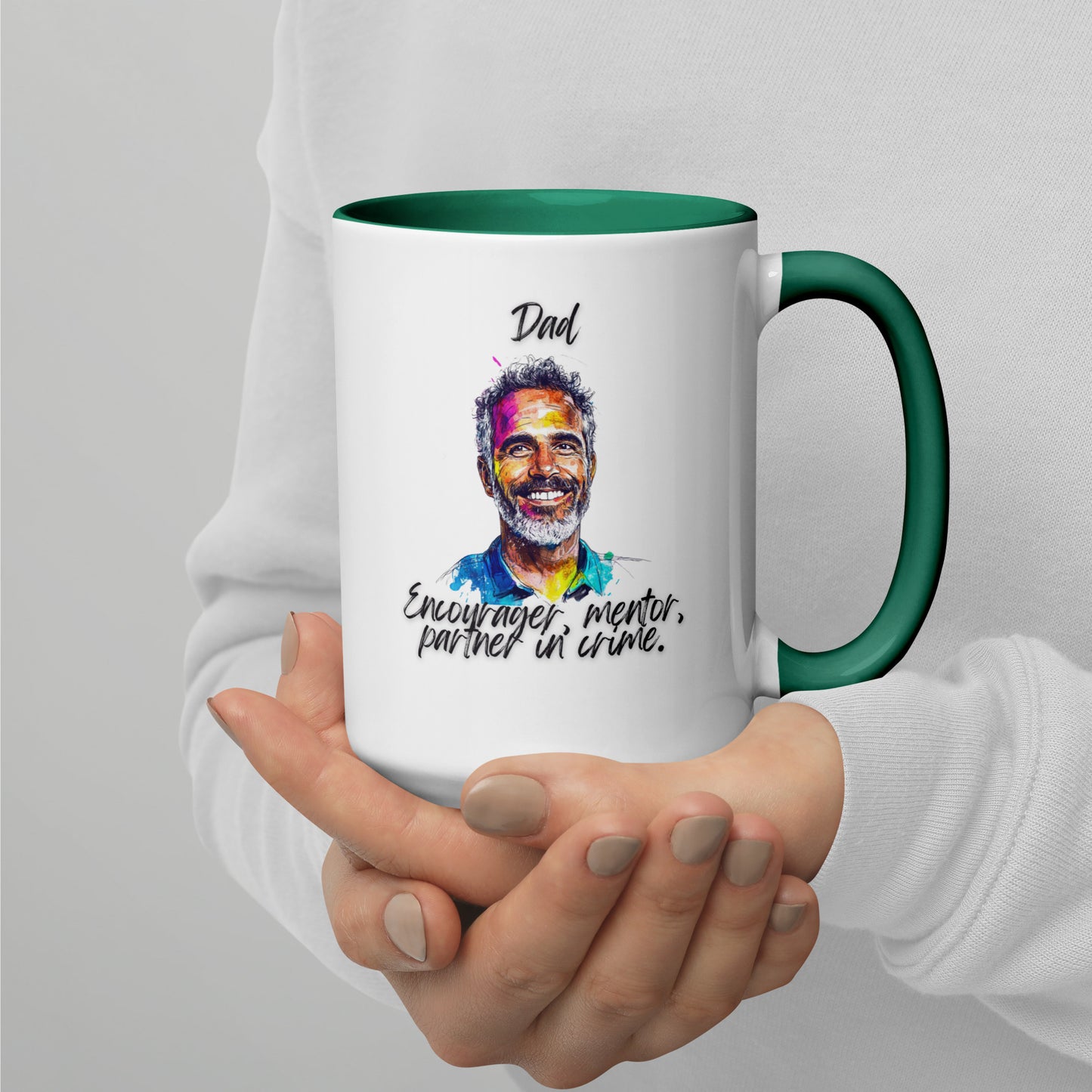 Dad´s Mug with Color Inside