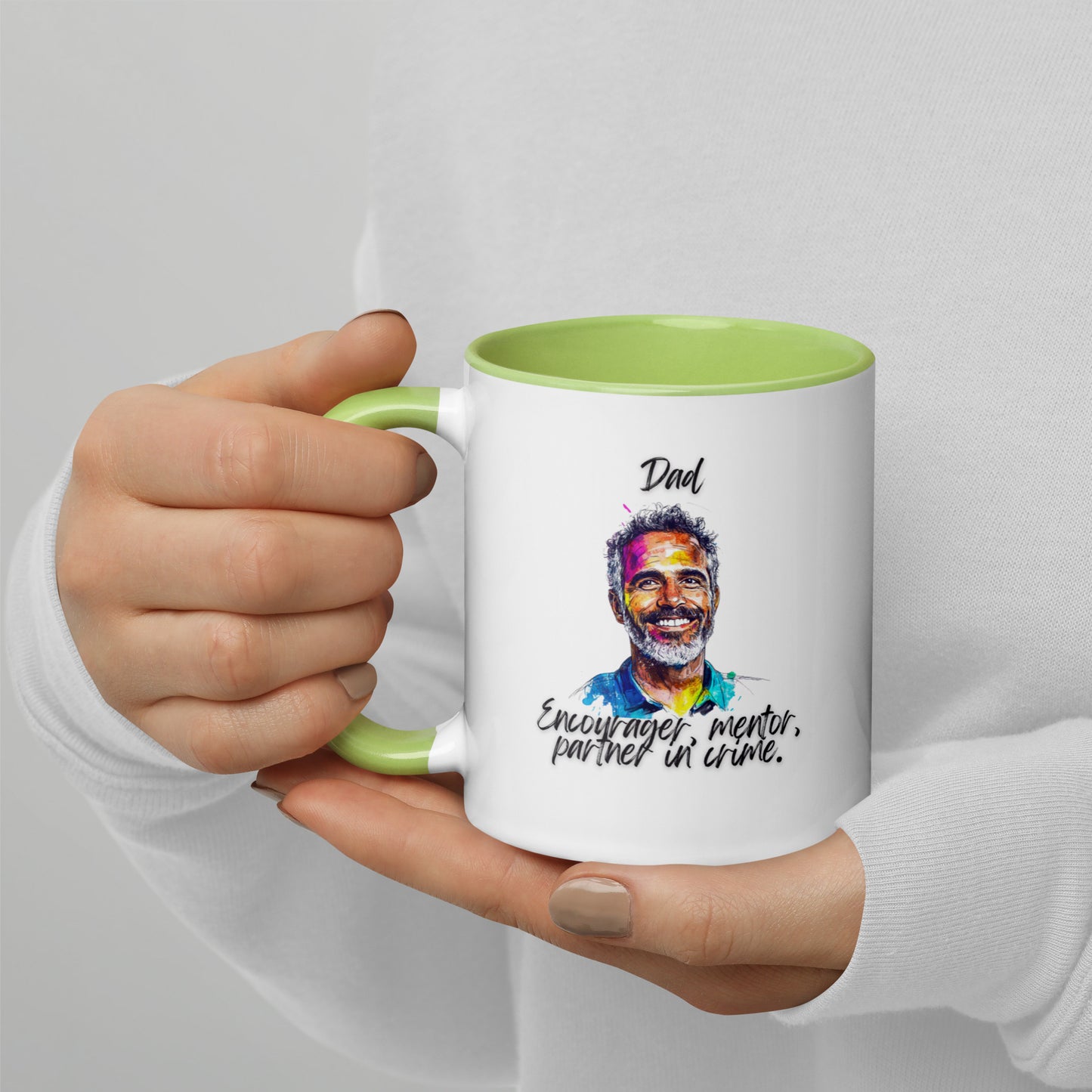 Dad´s Mug with Color Inside