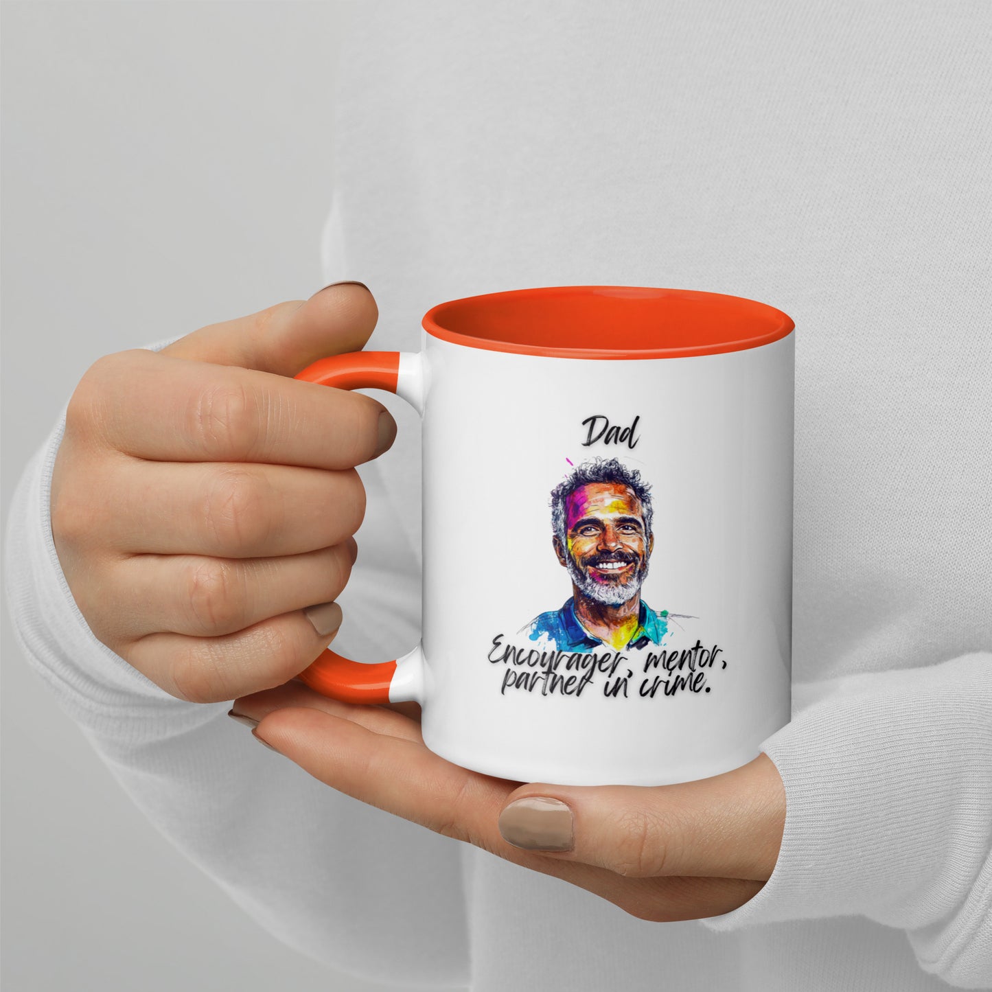 Dad´s Mug with Color Inside