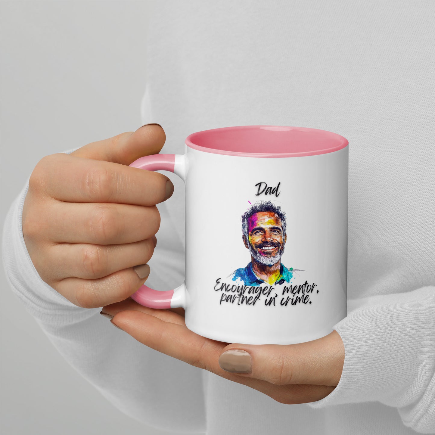 Dad´s Mug with Color Inside