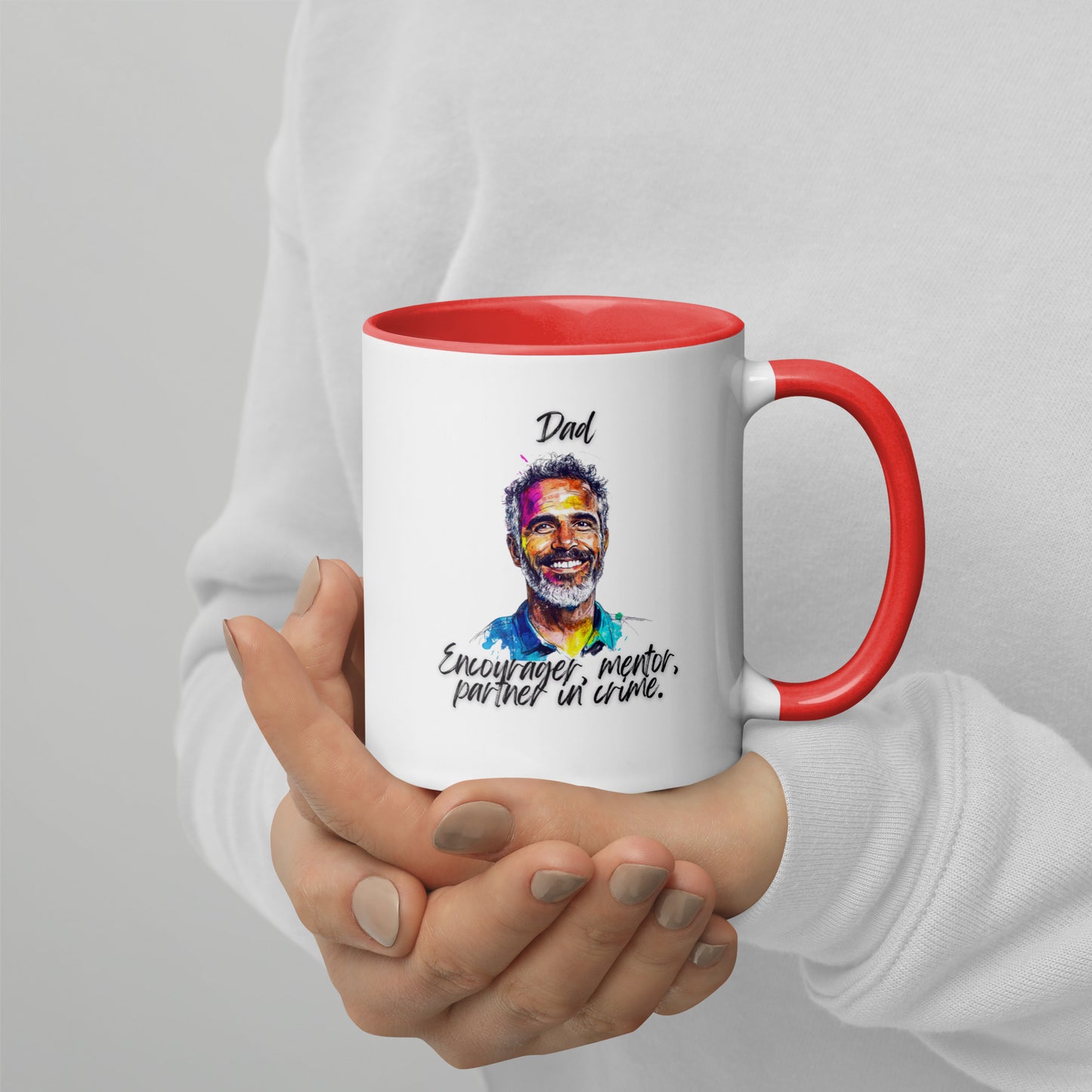 Dad´s Mug with Color Inside